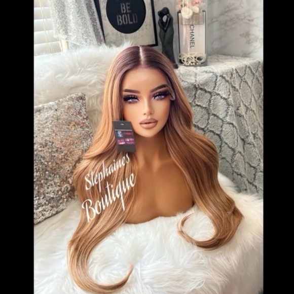 Human Hair Blended Lace Front Wig